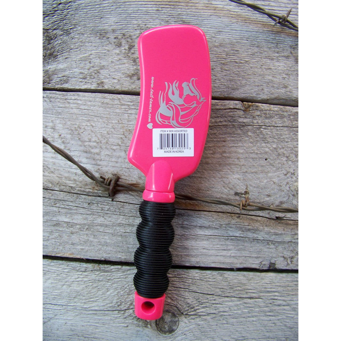 Brush - Tail Tamer Curved Handle (Pink)