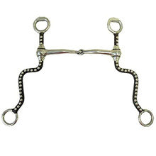 Bit - Antique Shanked Snaffle w/SS Dots