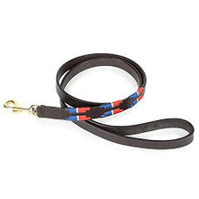 Dog Leash - Digby & Fox Drover Polo (Navy and Red)