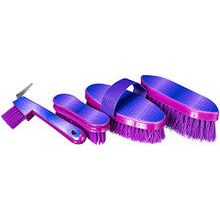 Brush Kit - 4 Piece Set (Purple Chevron)