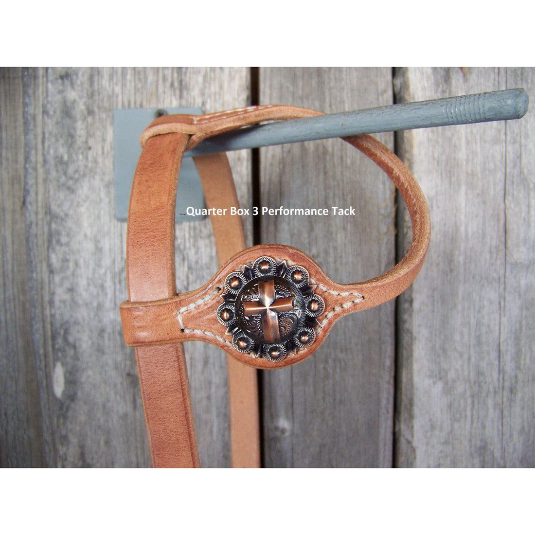 Headstall - Cowboy Culture Flower Buckle w/Cross Concho