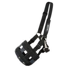 Grazing Muzzle - Poly/Nylon with Halter (Large Horse/Black)