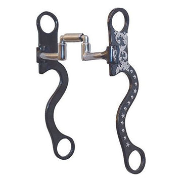 Bit - Black Satin Cavalry Articulated Bit