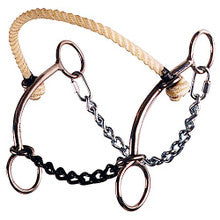 Bit - Reinsman Johnson Hackamore w/Small Chain Gag (Pony Size)