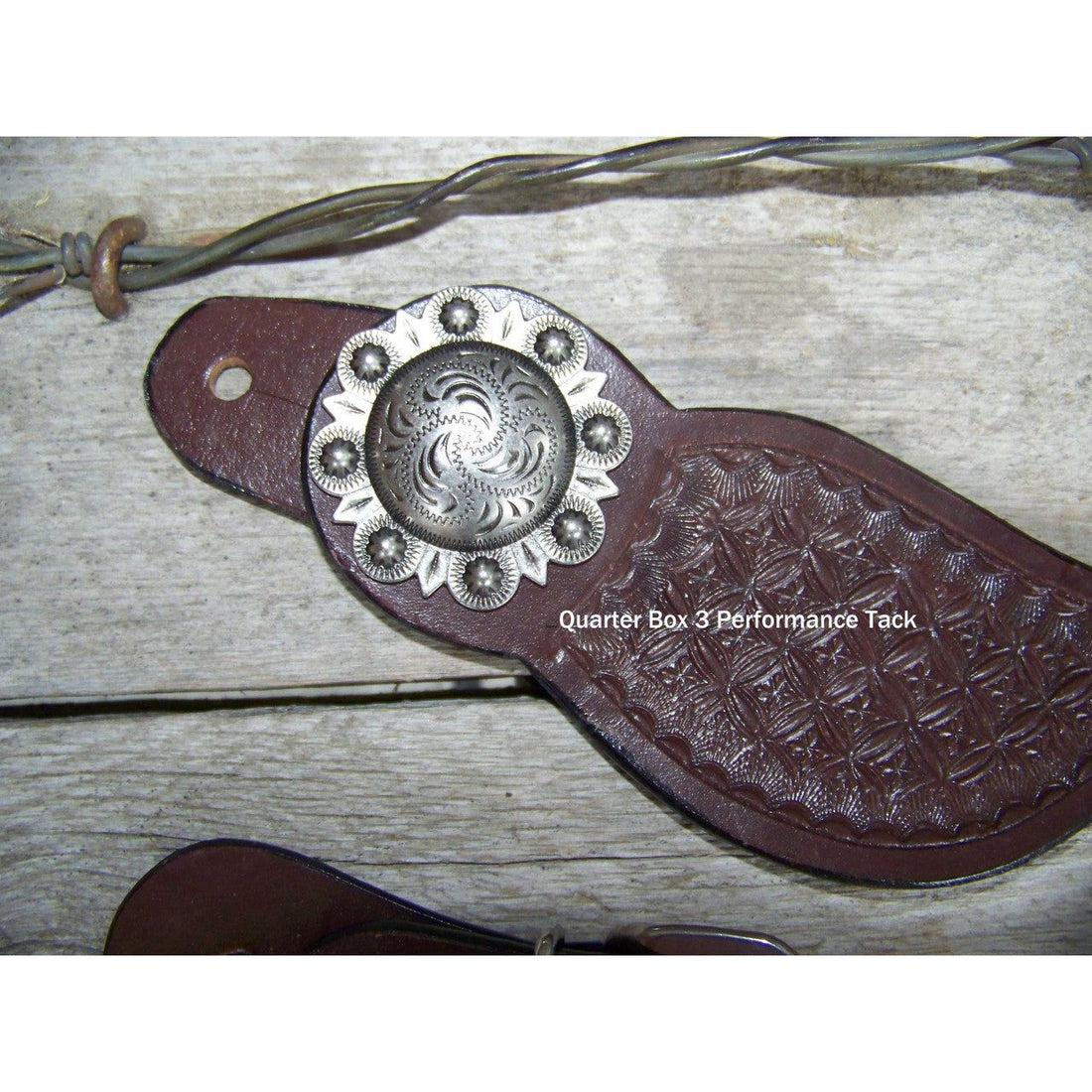 Spur Straps - Dark Oil Tear Drop (Ladies)