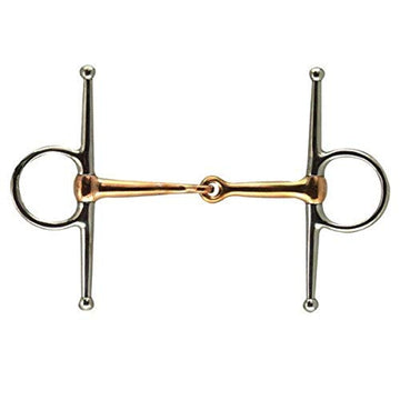 English Bit - Full Cheek Copper Mouth (4.75")