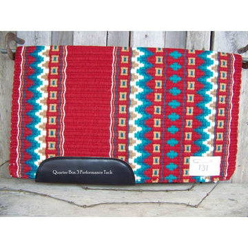 Custom Domino Show Blanket - 40x34 (Dark Red Base)