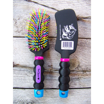 Brush - Tail Tamer Curved Handle (Rainbow)