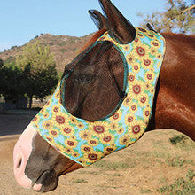 Fly Mask - Professional Choice Comfort Fit (Horse Size - Sunflower)