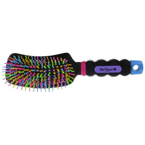 Brush - Tail Tamer Curved Handle (Rainbow)