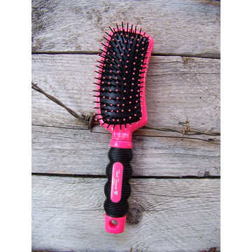 Brush - Tail Tamer Curved Handle (Pink)