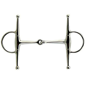 English Bit - Full Cheek w/Triangle Mouth (4.75")