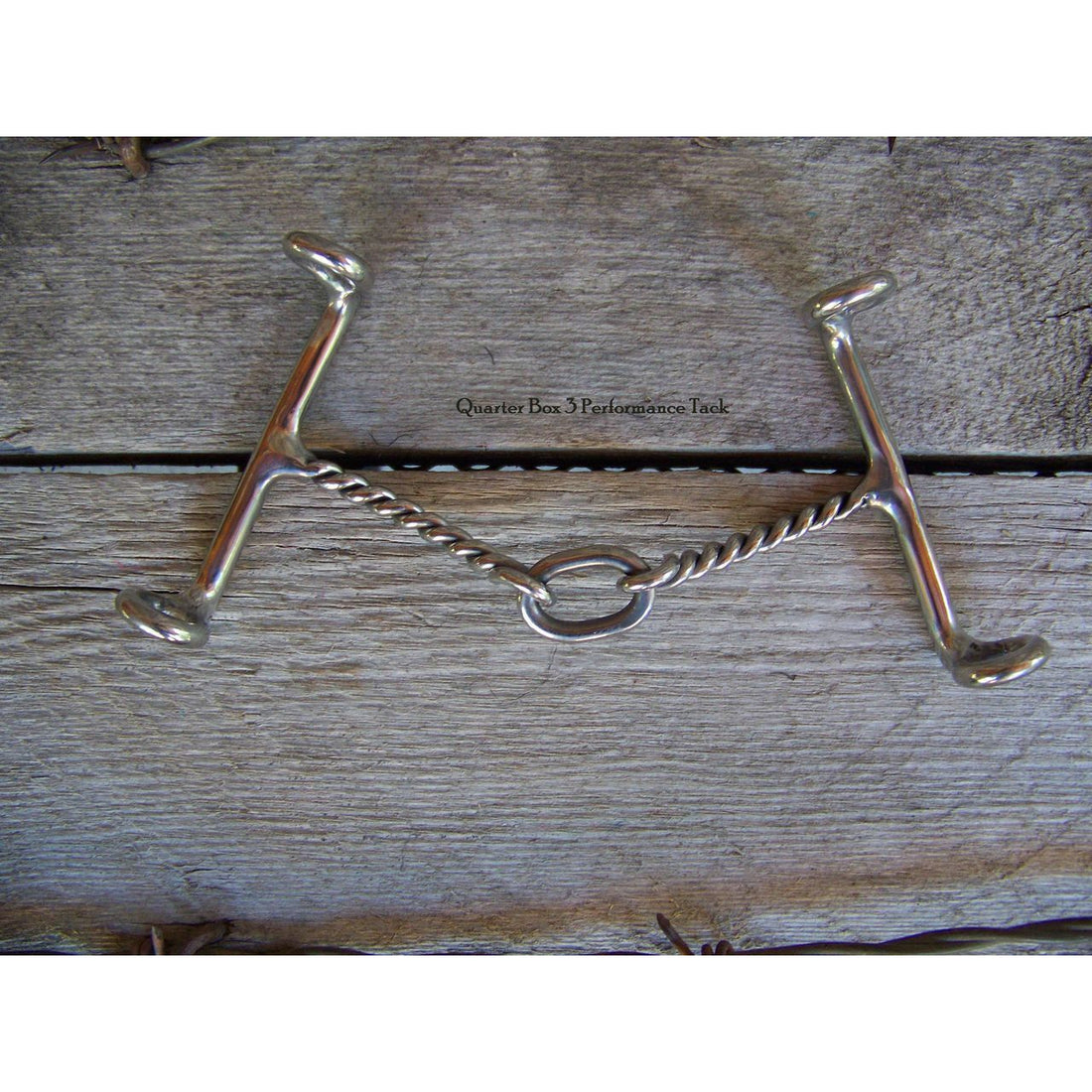 Bit - SS Draw Gag with 3 piece Twist Wire Snaffle