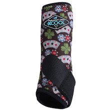 Sports Medicine Boots (Pair) - 2XCool Front (Poker - Size Large)