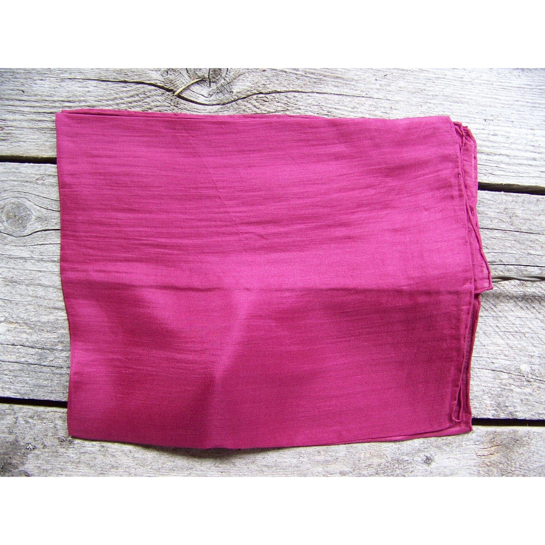 Show Scarf (Silk) - 19" x 19" Square (Maroon)