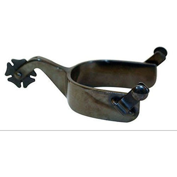Spurs - Black Satin Plain Clover