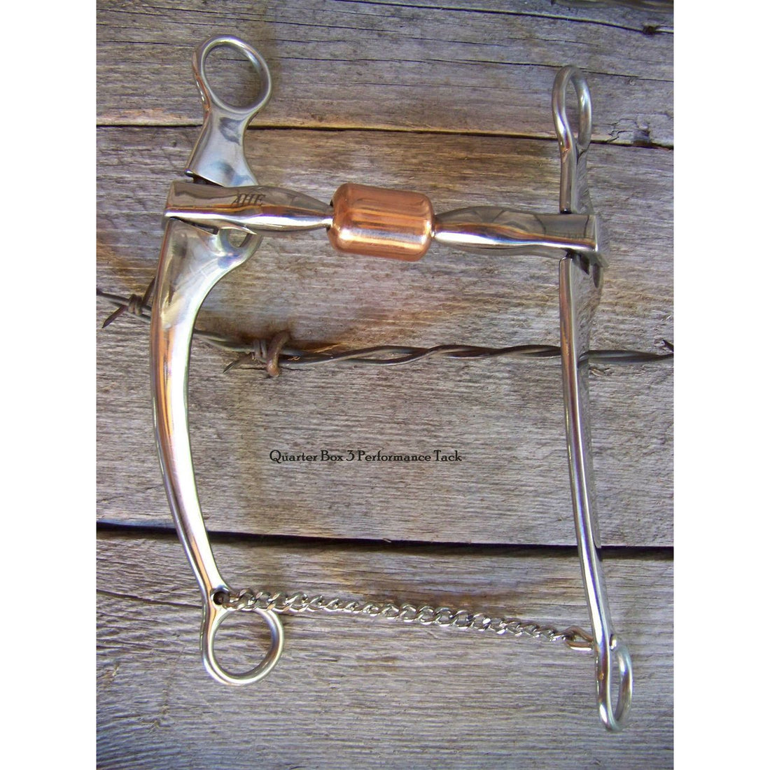 Bit - SS Reining Bit with Copper Roller