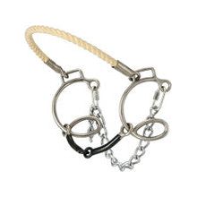 Bit - 6 Cheek, Sweet Iron with Rope Nose