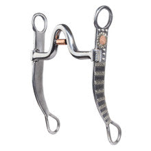 Bit - Bob Avila Sunflower Shank w/Med Port Roller