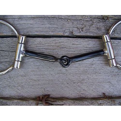 Bit - SS Dee Ring Snaffle with Sweet Iron Mouth