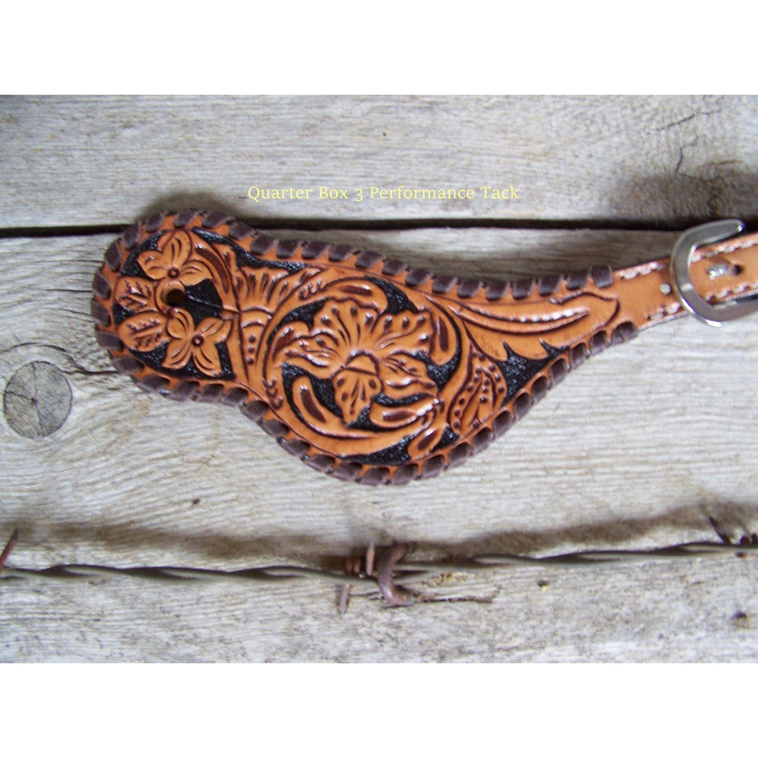 Spur Straps - Tooled Floral (Ladies) by Rafter T Ranch Company