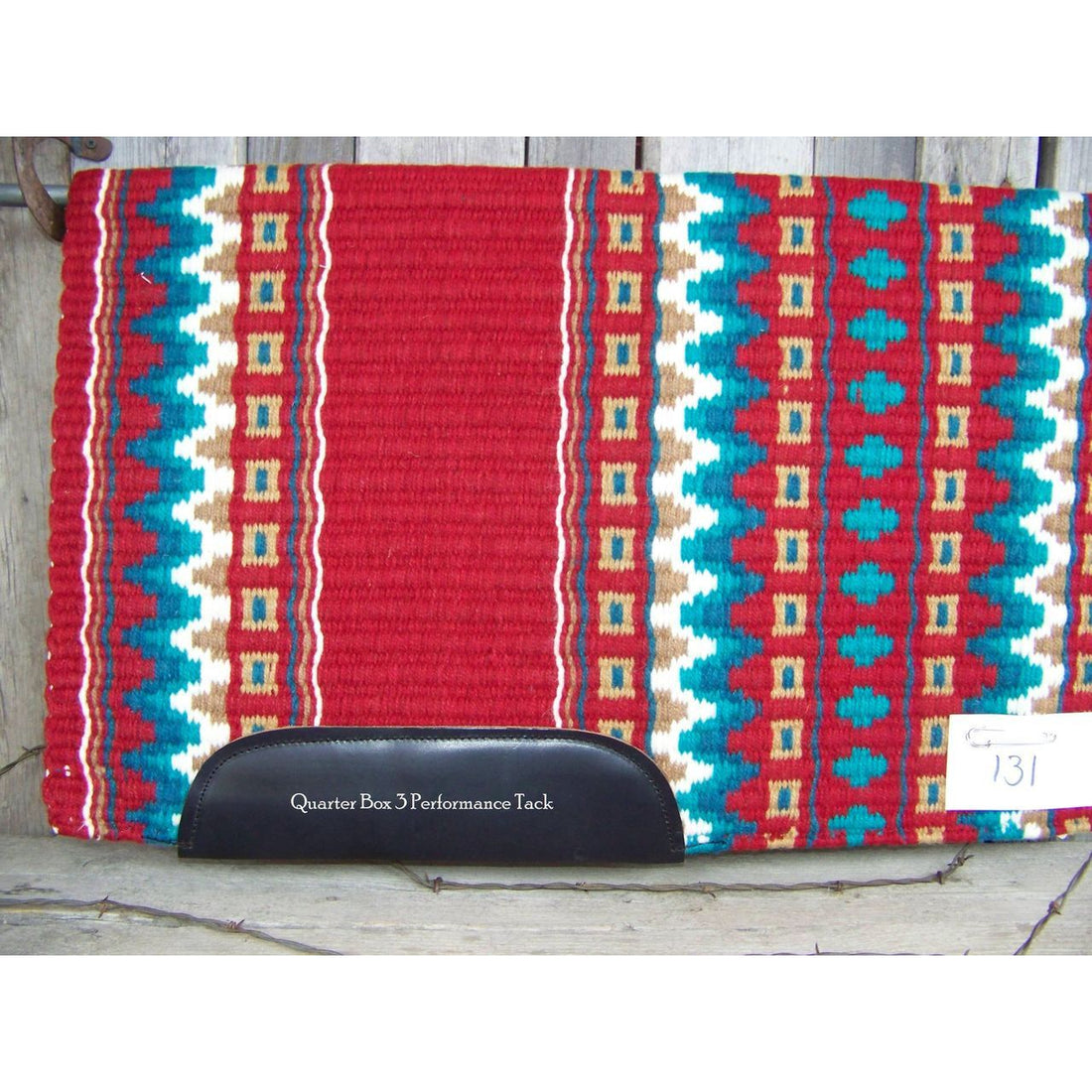 Custom Domino Show Blanket - 40x34 (Dark Red Base)