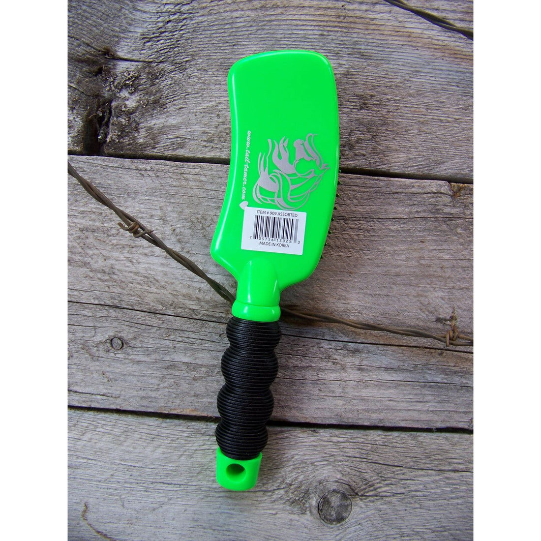 Brush - Tail Tamer Curved Handle (Lime)