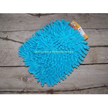 Wash Mitt - Lined Chenille Wash/Applicator Mitt (Turquoise)
