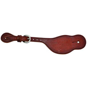 Spur Straps - Cowboy Tack Buckaroo Spider Stamp (Mens - Golden)