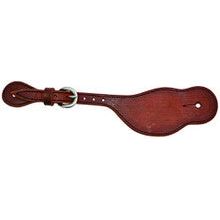 Spur Straps - Cowboy Tack Buckaroo Spider Stamp (Mens - Golden)