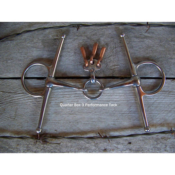English Bit - Full Cheek Copper Player-Keys (5.0")