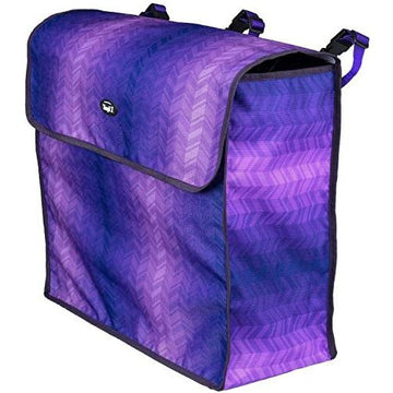Blanket Storage Bag (Purple Chevron)
