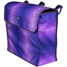 Blanket Storage Bag (Purple Chevron)