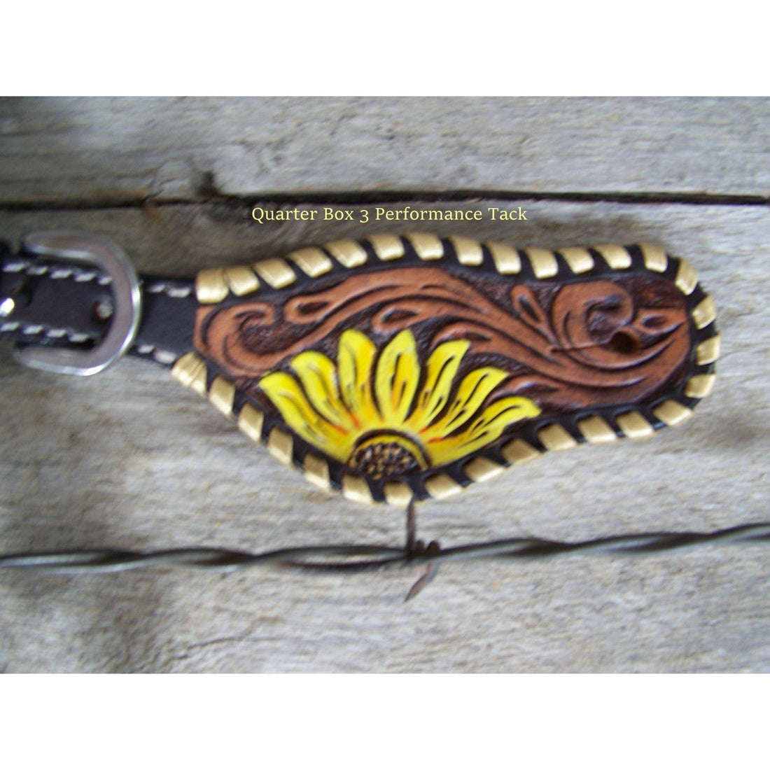 Spur Straps - Painted Sunflower (Youth) by Rafter T Ranch Company