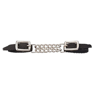 Curb - Miniature Nylon w/Double Chain (Black)