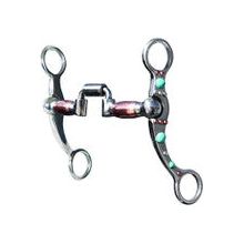 Bit - Professional Choice Dot Shank Hinged Port (Turquoise)