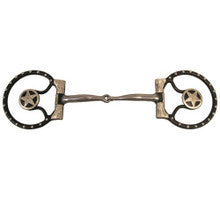 Bit - Antique Star Concho D-Ring Snaffle