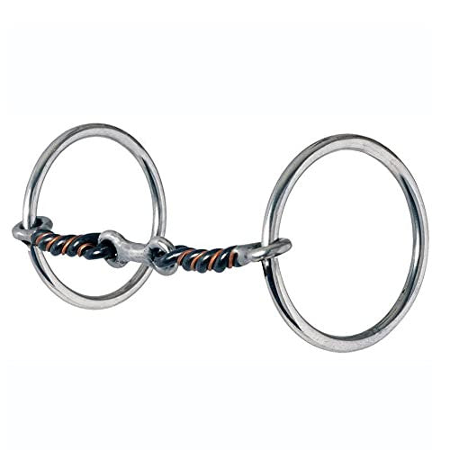 Bit - Medium Loose Ring Sour Dog Bone Snaffle