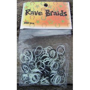 Rave Braids - Black/White (250 piece)