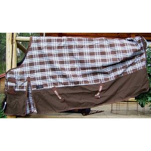 TuffRider Horse 600 D Turnout Sheet - Blue - Size 66