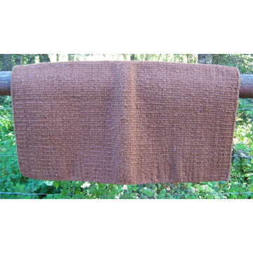 San Juan Solid Wool Show Blanket - 34 x 36 (Brown)