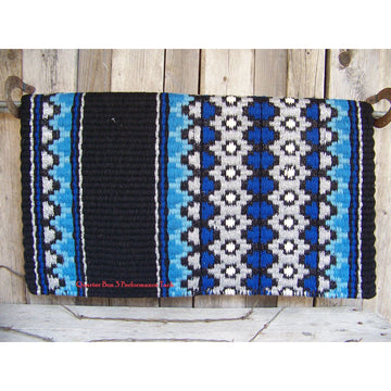 Starlight Show Blanket - 40x34 (Black/Malibu/Niagra/Gray) by Mayatex