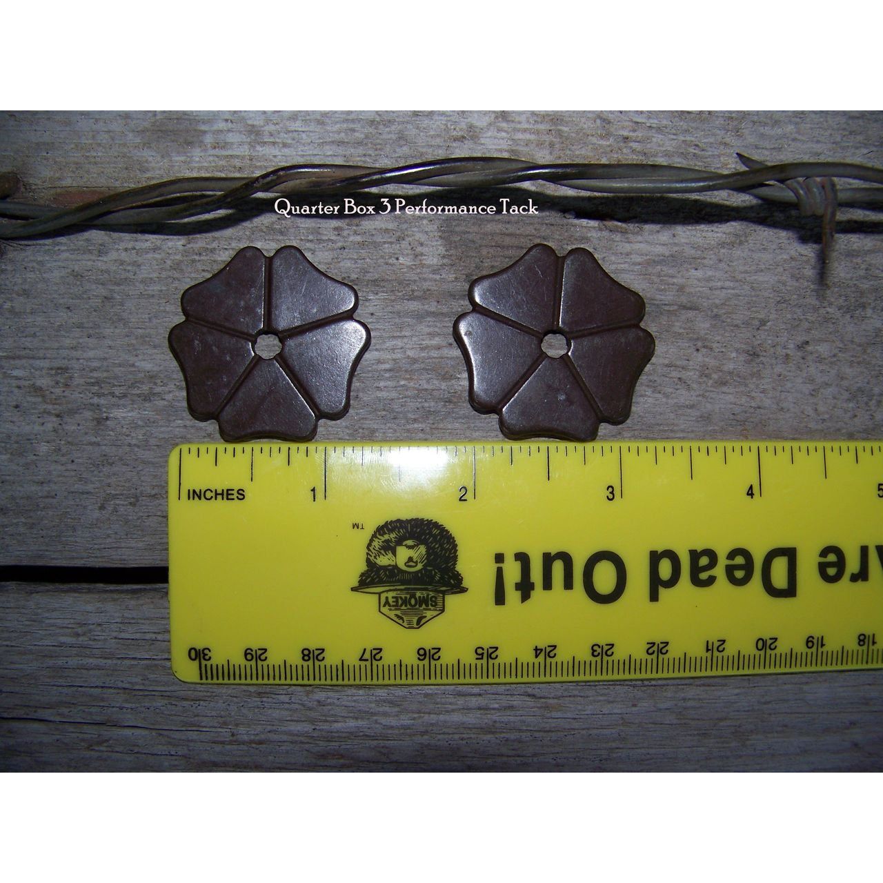Rowels - 5 Point - Clover Leaf (1 3/8") with Cotter and Pins