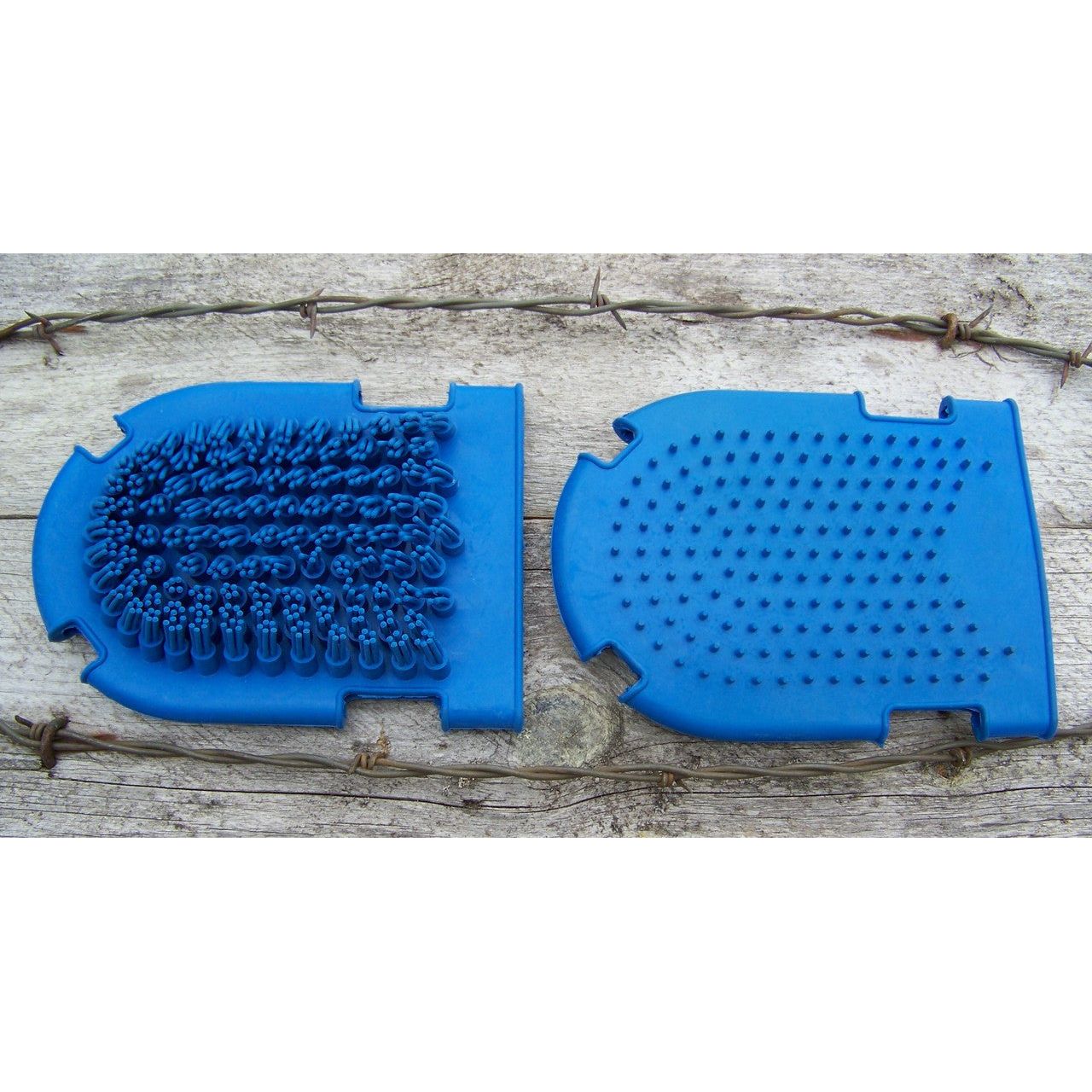 Wash Mitt - Flexible Rubber Wash & Scrub (Blue)