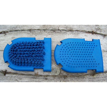 Wash Mitt - Flexible Rubber Wash & Scrub (Blue)