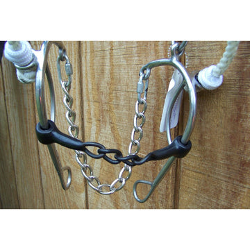 Bit - Stainless Steel Rope with Sweet Iron Chain Combo Gag