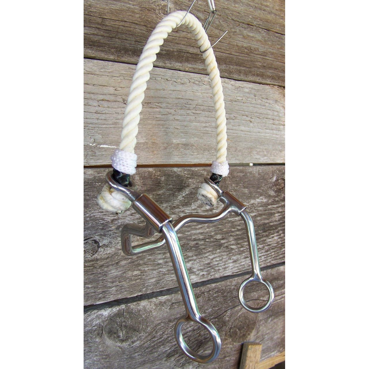 Hackamore - Stainless Steel Quick Stop with Rope Noseband