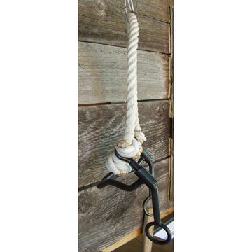 Hackamore - Black Steel Quick Stop with Rope Noseband