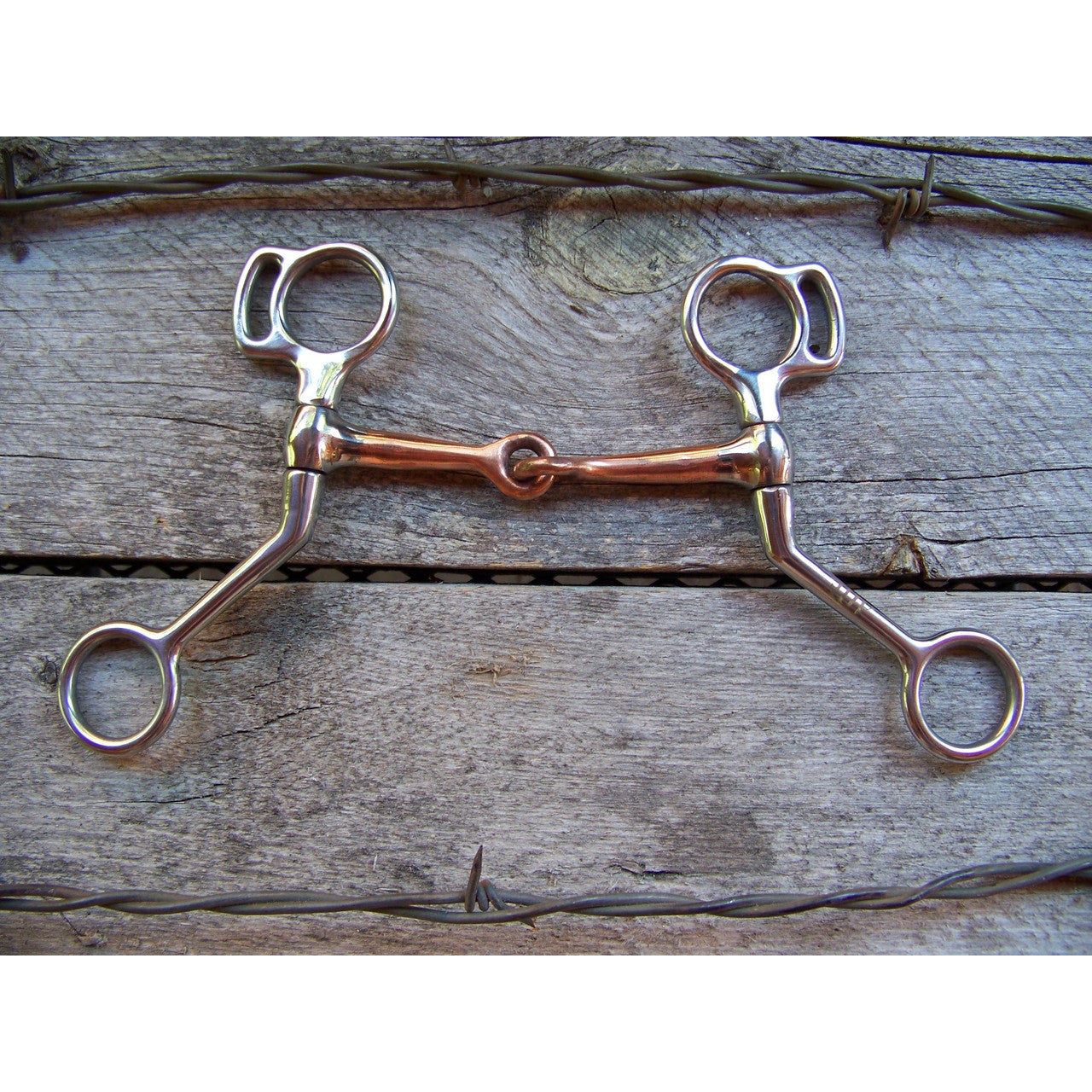 Bit - SS Pony Training Copper Mouth Sanffle (3 1/2")