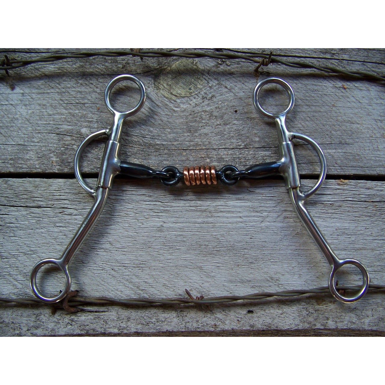 Bit - SS Training s/SI Mouth, Copper Roller Dogbone